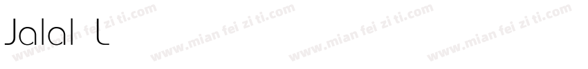 Jalal Light字体转换